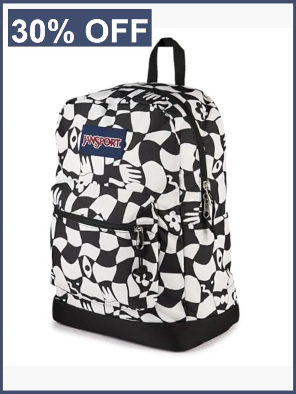 Large Backpack with Padded Laptop Sleeve, Water Bottle Pocket, 26L